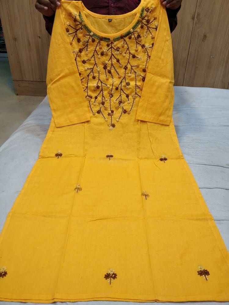 Hand Embroidery Kurti Kolkata, Party Wear