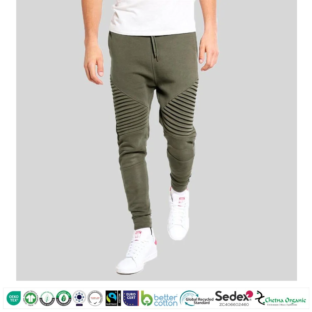 Gots, Grs, Bci, Iso, FairTrade, Oeko-Tex Organic Cotton Mens Trousers Manufacturer