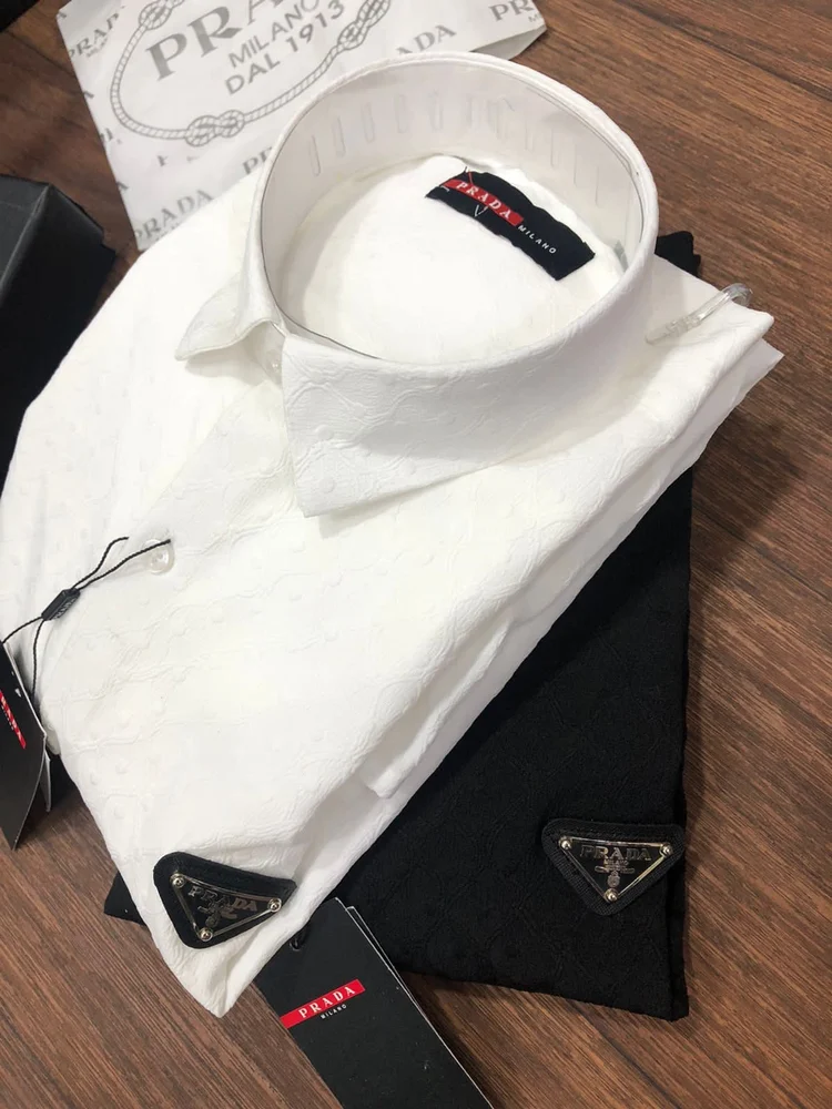 PRADA PREMIUM QUALITY SHIRTS COLLECTION IN THE STORE