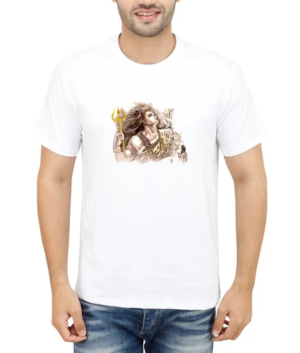 Men Jai Mata Di T-shirts, Plain