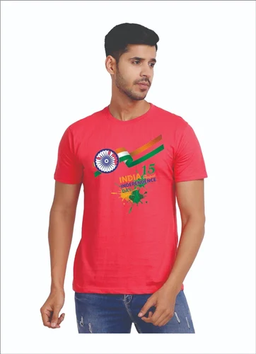 Adults Cotton Independent Print T.shirt, Size: S To Xxl