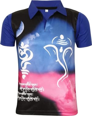 Lycra Ganpati T Shirt