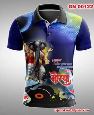 Casual Wear Ganesh Festival Ganpati T Shirt