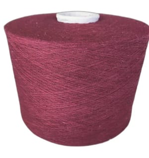 Twisted 1 Ply 10s Burgundy Cotton Yarn