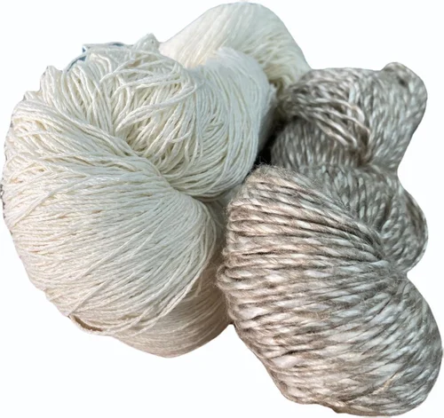 Plain White Silk Blended Yarn, For Knitting