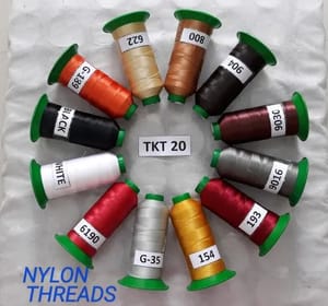 MULTI Tkt 20 Tkt 10 Tkt 40 Tkt 50 Bondex Nylon Thread for Sofa Stitching, Packaging Type: Carton