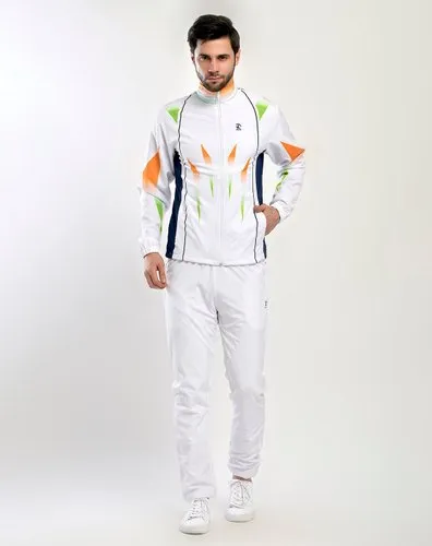 White NS Sports Tracksuit, Size: Large