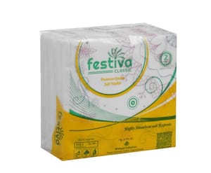 Festiva Classic 2 Ply 33x33cm Printed Tissue Papers, Packet