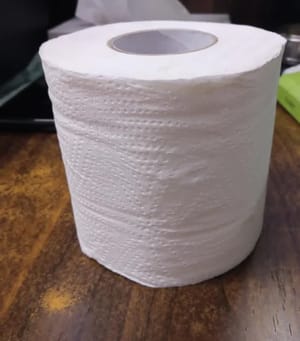 Plain Toilet Tissue Roll