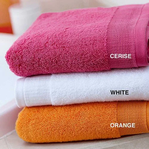 White Bath Towels, Weight: 250-350 GSM, Size: 50 x 100 cm