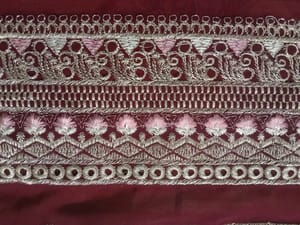 Embroidery Embroidered Lesh Fabrics, For Garment