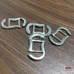 Mild Steel S Shape Buckles Nickel for Footwear