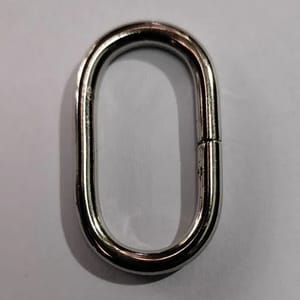 Silver Ss Oval Ring Buckle, For Hand Bag