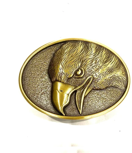 Golden Pan India Solid Brass Belt Buckle, Size/Dimension: 3x2.25 Inch