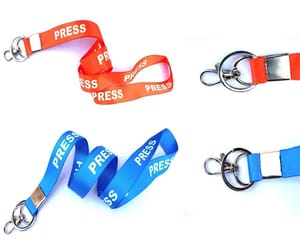 Nylon 1 inch Printed Id Card Lanyard, For School