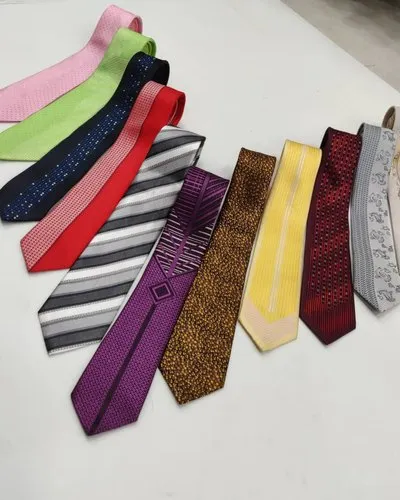 Microfiber Printed Jacquard Designer Ties, Packaging Type: Bag