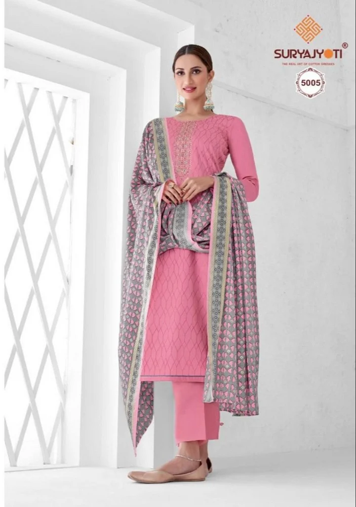 Suryajyoti Nushrat Vol-5 -Dress Material