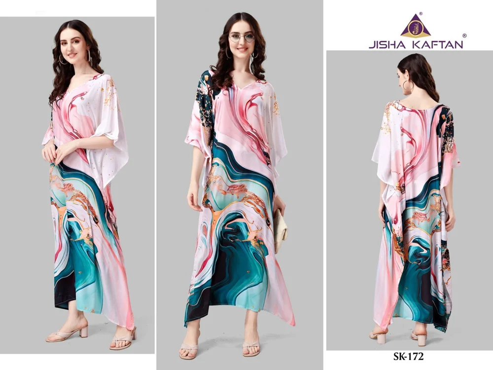 Women Casual Wear Designer Silk Kaftans