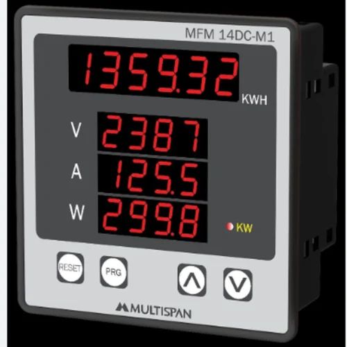 LCD DC PANEL METER (MFM-14DC), 1000 V