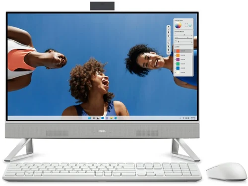 Dell Inspiron 5420 All-in-One (i5 13th Gen/8GB/512GB SSD/23.8 inch/WIN 11+MSO 2021/White/3YR)