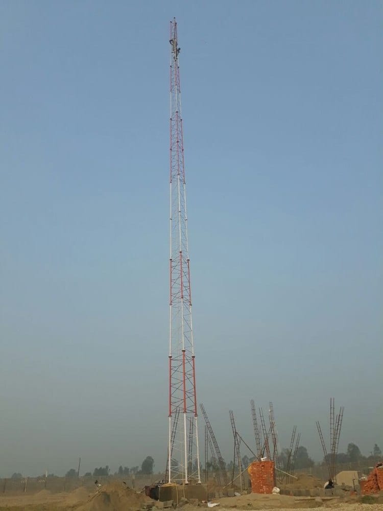 Mild Steel Self Support Communication Tower, For Telecom