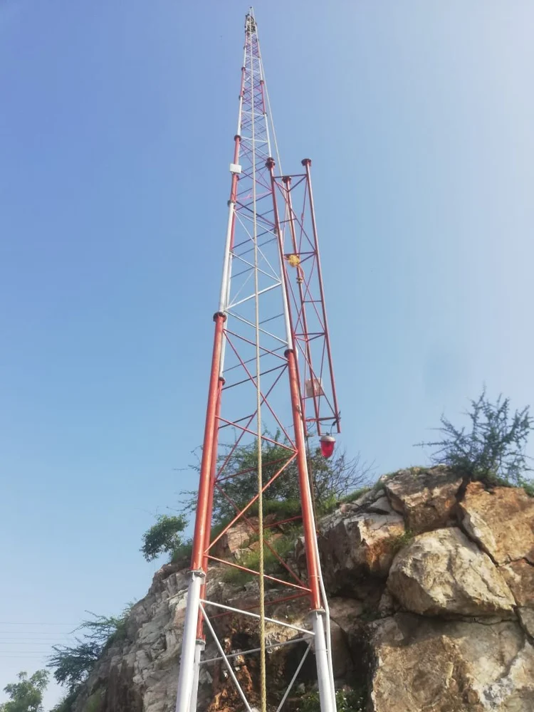 100 Km Mild Steel GI Tower