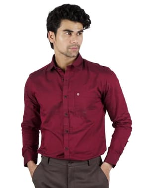 Men Premium Formal Shirts, Plain