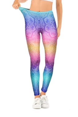 Printed Leggings For Girls, Casual Wear, Skin Fit