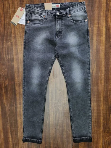 Slim Fit Faded Men Blue Denim Jeans