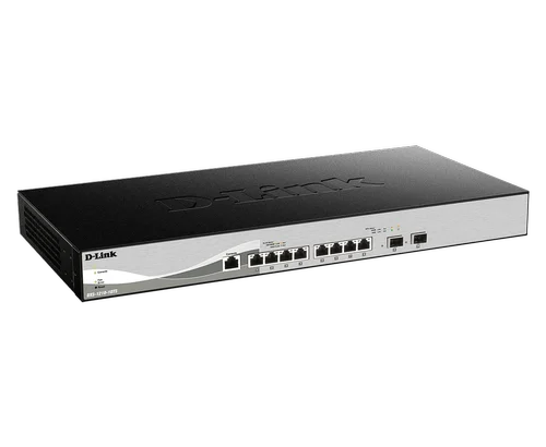 DXS-1210-10TS Network Switch, LAN Capable, Grey