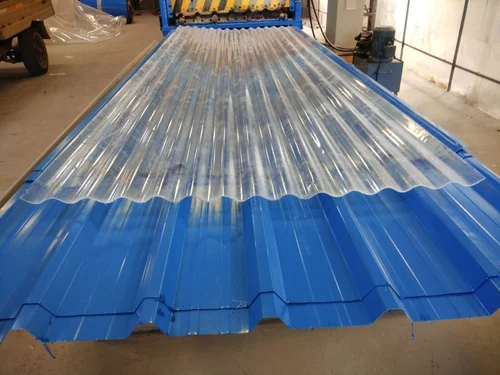 FRP Gelcoats Fiberglass Roofing Sheet, Packaging Type: Roll