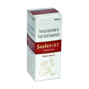 Jasfer-XT Ferrous Ascorbate Folic Acid Zinc Syrup, Packaging Size: 150 Ml