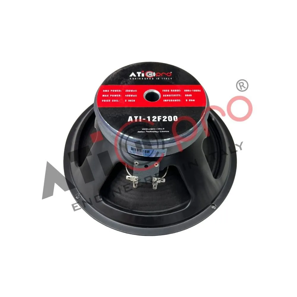 ATi Pro DX-12F200 12 inch Ferrite DJ Speaker, 200w