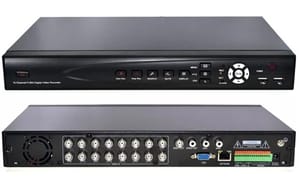 Black 16 & 8 Channel DVR