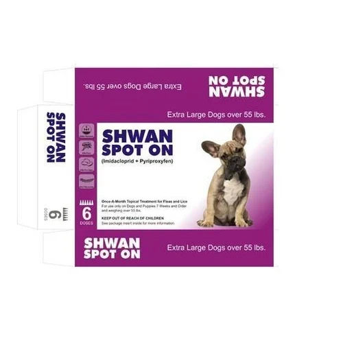 Shwan Spot On ( For Extra Large Dogs Over 55 Lbs ), 6 Pipette Pack