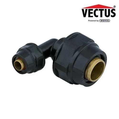 90 degree Plastic Wavin Vectus Composite Polymer Unequal Elbow