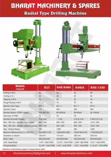 Radial Type Drilling Machine