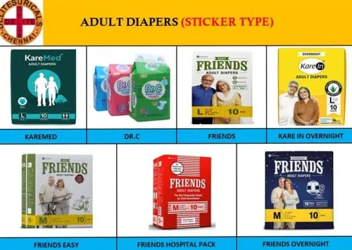 18-100 Adult Diapers