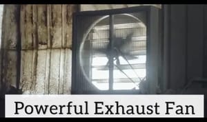 GI Industrial Heavy Exhaust Ventilation Fan