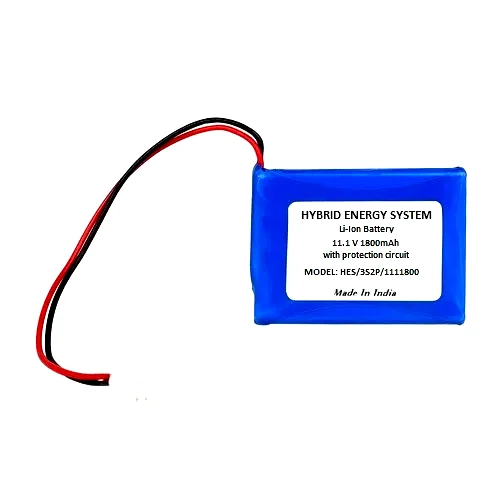 11.1 V 1800mah Li Ion Battery Pack