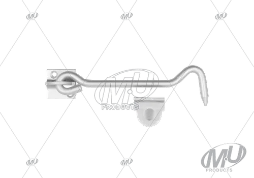 Aluminium 150mm Gate Hook, For In Windows, Size: 6 Inch