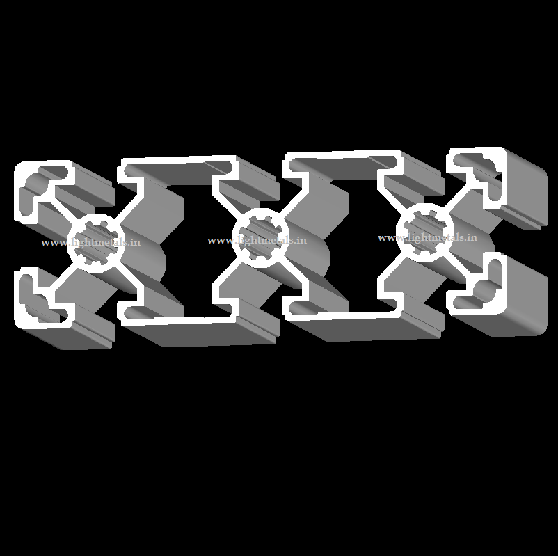 Square LM 40x120 Aluminum Profile Extrusions