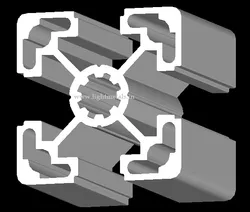 Square LM 40x40 Aluminium Profile Extrusions