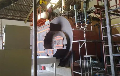 Nutshell Fired 4 TPH Fully Wetback Steam Boiler