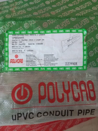 Polycab Pvc Electrical Conduit Pipe HMS