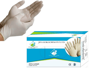 Latex Examination Hand Gloves