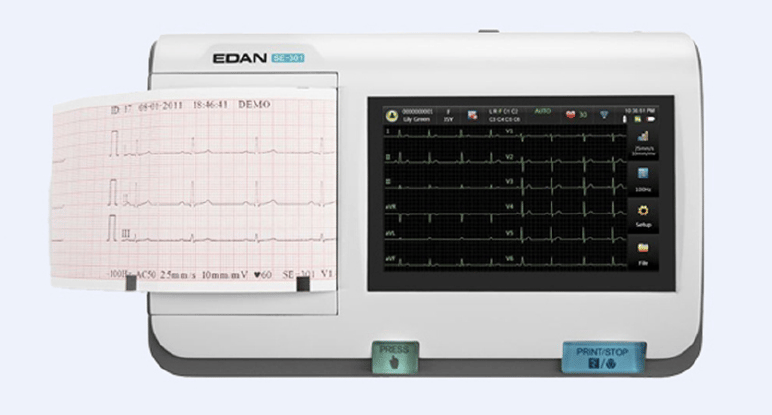 Edan SE-301 3-channel ECGMachine