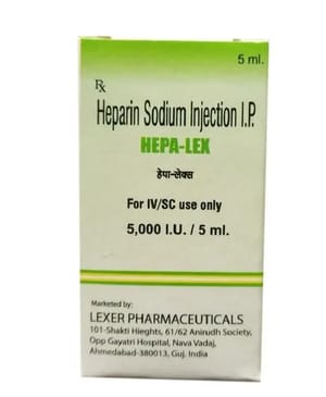 5ml Heparin Sodium IP Injection