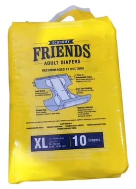 XL Friends Adult Diapers Economy