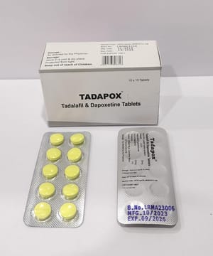 tadalafil 20mg + dapoxetine 80mg